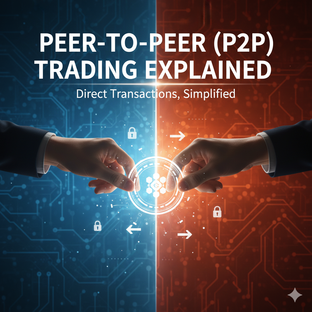 Peer-to-peer (P2P) trading explained with direct crypto exchange between users